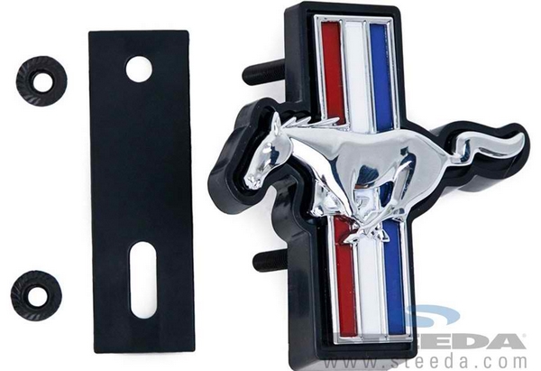 3D Carbon Mustang Running Pony Emblem (79-14)