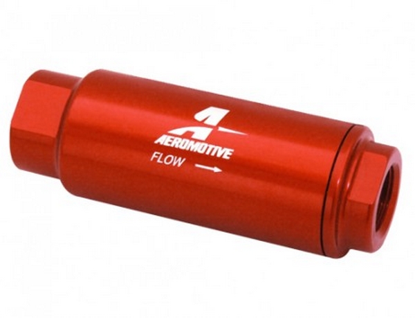 SS Series In-Line Fuel Filter (3/8  NPT) 40 micron fabric element