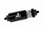 AN-06, 40 micron stainless steel element, black anodize finish