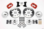 FDL Front Kit,12.19", Drilled, Red