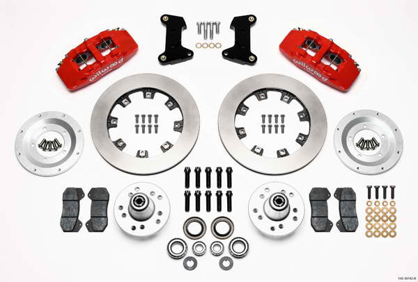 DP6A Front Kit,12.19",Red