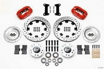 FDL Front Kit,12.19", Drilled, Red