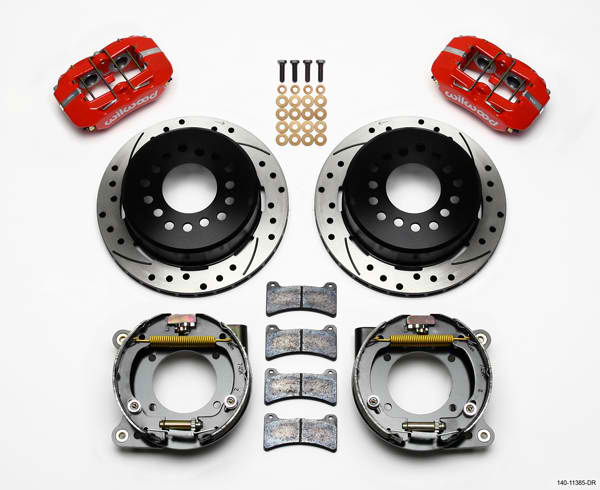 FDP-LP 11.00" P-Brake Kit, Drill-Red