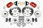 FDL Front Kit,12.19", Drilled, Red