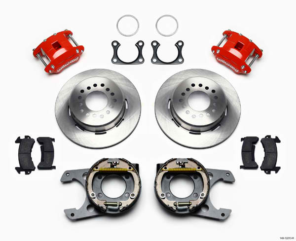 D154 P/S Park Brake Kit, Red