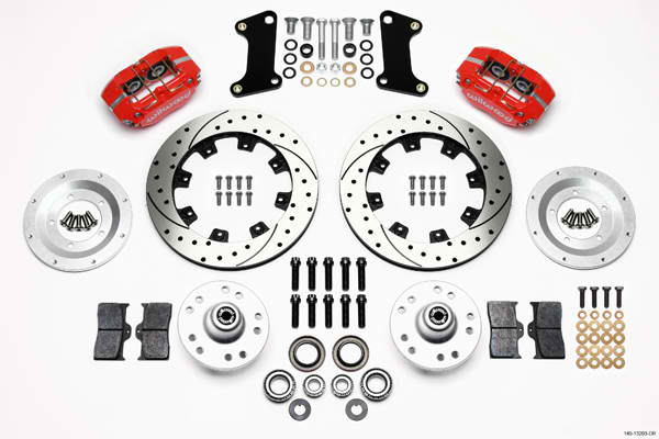 DP-DB Front Kit,11.00", Drilled,Red