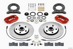 FDL-M Front Kit,11.30" 1 PC Rotor&Hub,Drill-Red