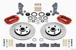 FDL-M Front Kit,11.30" 1 PC Rotor&Hub,Drill-Red