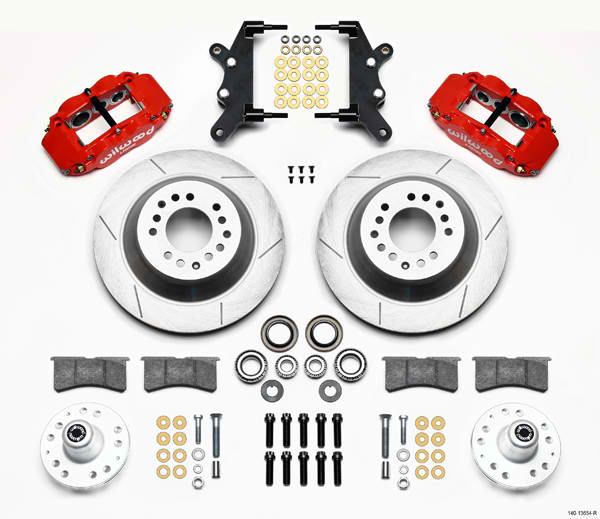 FNSL6R Front Hub Kit,14.00", Drill, Red