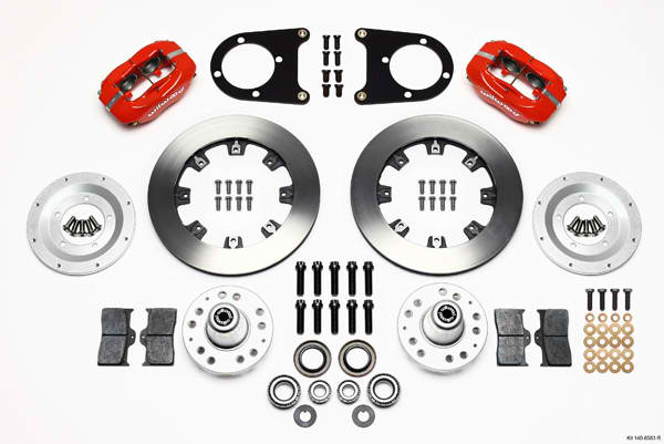 FDL Front Kit,12.19", Drilled,Red