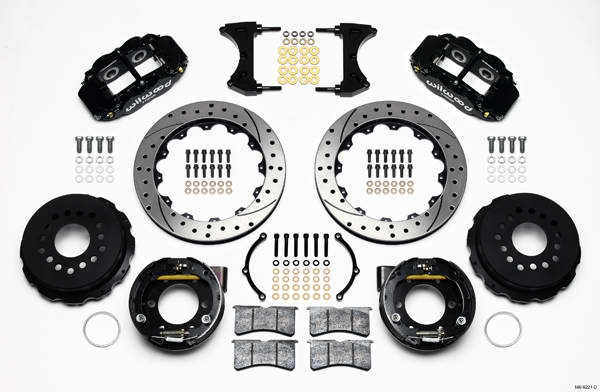 FNSL4R Rear P-Brk Kit,12.88", Drilled