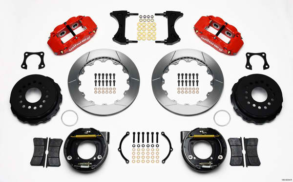 FNSL4R Rear P-Brk Kit,12.88", Red