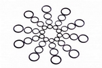 O-Ring, Fuel Resistant Nitrile, Size -08 AN (Pak of 10)
