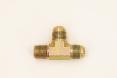 T FITT. 1/2 NPT & 2 -10 AN PORTS BRASS