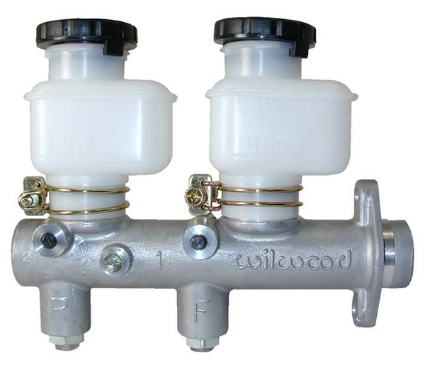Tandem Master Cylinder - 1" Bore w/ Fixed Reservoirs