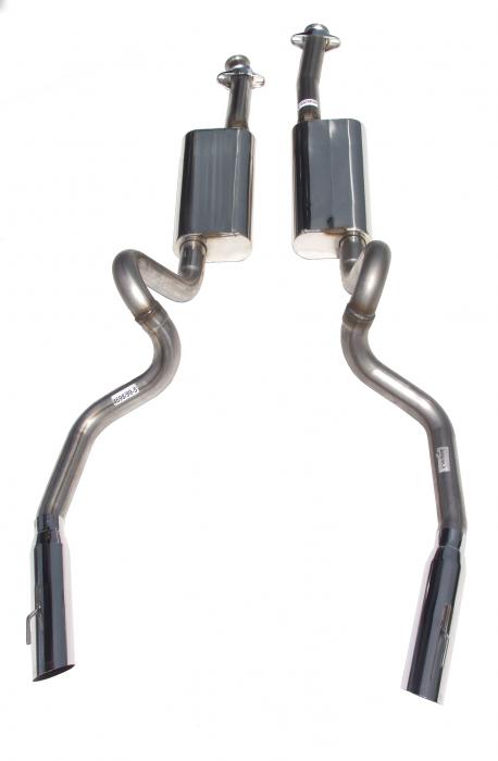 Mustang GT 1999-04 4.6L, Aft-Cat Exhaust - S.S.