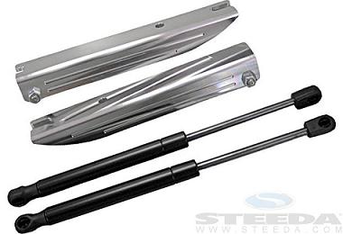 Steeda Billet Mustang Hood Strut Kit (05-14)