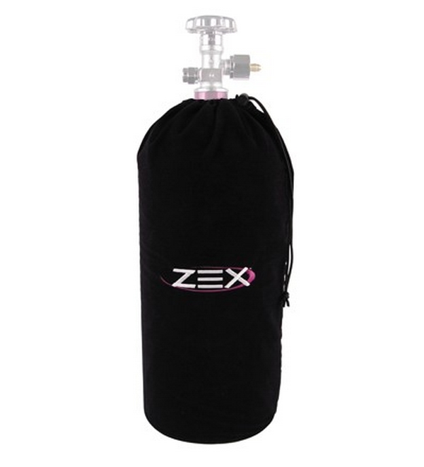 Black Velvet Bottle Bag