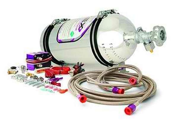 Race EFI Universal Wet Nitrous System w/ Polished Bottle