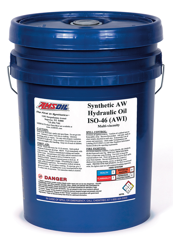 Synthetic Anti-Wear Hydraulic Oil - ISO 46 - 55 Gallon Drum