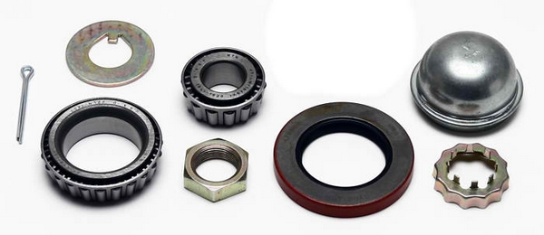 Bearing, Seal, Locknut & Cap Kit - Metric Modified Rotor