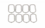 Molded Rubber Intake Manifold Gaskets. Set of 8.