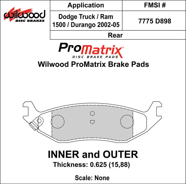 Pad Set, Promatrix, D898