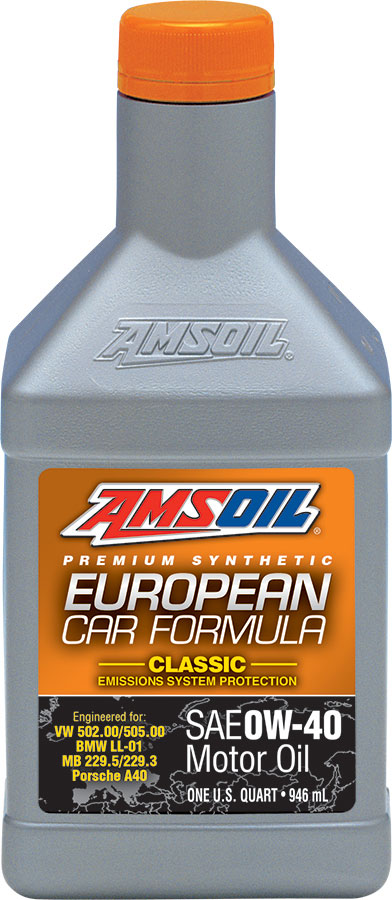 European Car Formula 0W-40 Classic ESP Synthetic Motor Oil - Quart