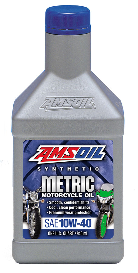 10W-40 Synthetic Metric Motorcycle Oil - Quart