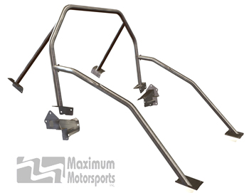 Street Strip 6-point Mustang Roll Bar, standard door bars, no harness mount