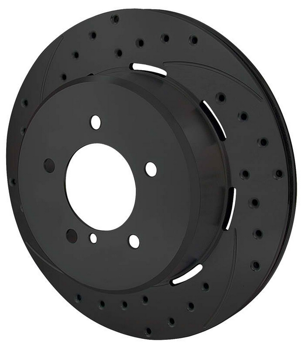 Rotor-Rear-SRP-C5 Vette-LH-BLK