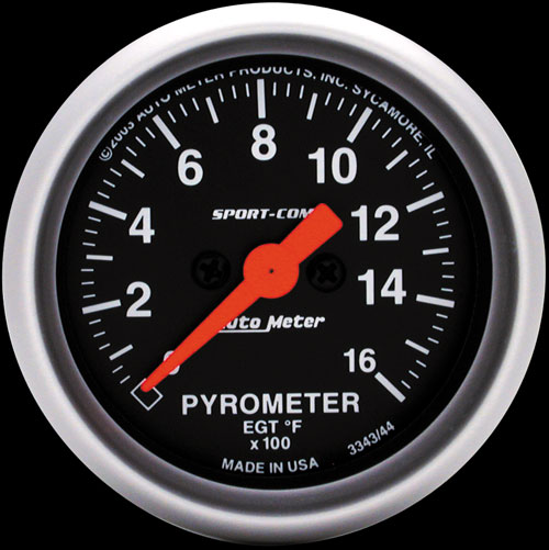 Auto Meter 2 1/16" SPORT COMP SERIES