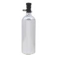 POLISHED 1 LB BOTTLE W/ MOTORCYCLE VALVE (3.2  DIA X 9.83  TALL)