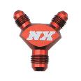 D-6 x -6 x -6 BILLET PURE-FLO  Y  FITTING (RED)