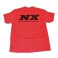 SMALL  RED T-SHIRT W/ BLACK NX