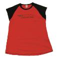 SMALL BLACK/RED LADY CAP SHIRT