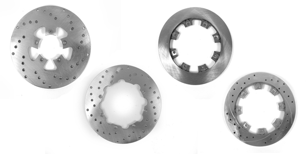 11 3/4 Diameter, .810 Thick Vaned Rotor Drilled, Slotted and Zinc Plated