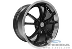 Spyder Wheel - Black w/ Machined Lip - 20x9.5