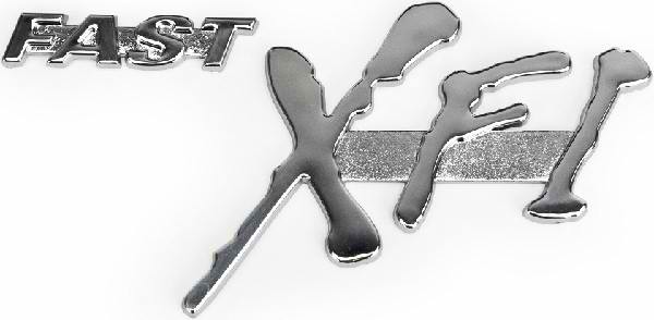 FAST - XFI Chrome Badge